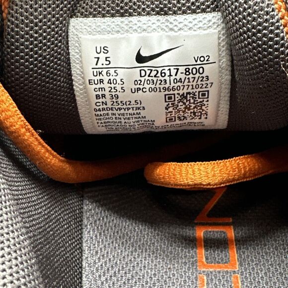 Nike Metcon 9‎ Orange Crosstraining Shoes DZ2617-800 Men's Sz 7.5 Women’s Sz 9 - Picture 9 of 10